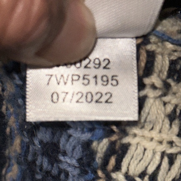 Lucky Brand Cardigan Sweater Geometric Tribal Pattern - Picture 12 of 12